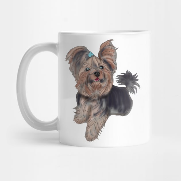 Yorkshire Terrier, cute sketch by KateQR